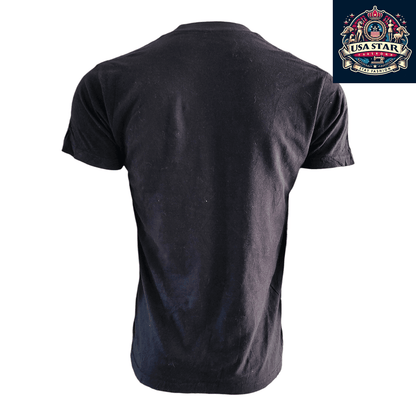 NASCAR T-Shirt for Men, Short Sleeve Black Checkered Flag Design, Authentic Racing Apparel, Size M - USASTARFASHION