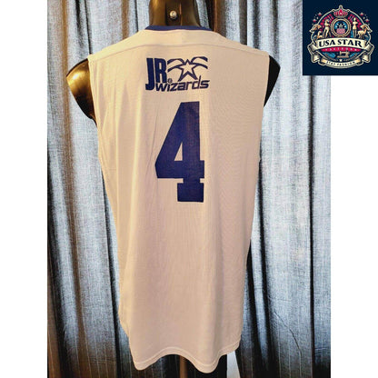 NBA JR Wizard Jersey 4 Reversible Vest for Kids | Stylish Comfort & Team Spirit - USASTARFASHION