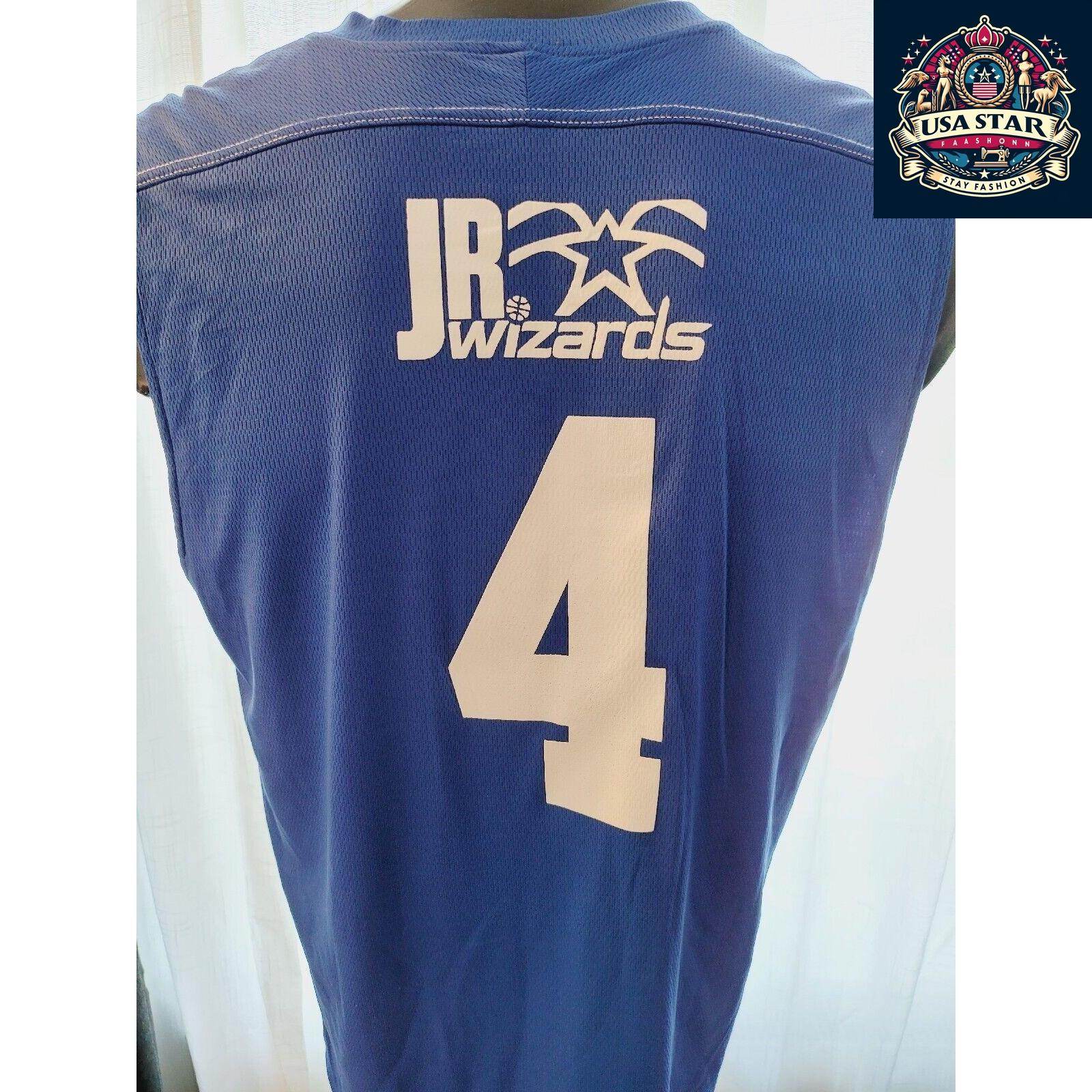 NBA JR Wizard Jersey 4 Reversible Vest for Kids | Stylish Comfort & Team Spirit - USASTARFASHION
