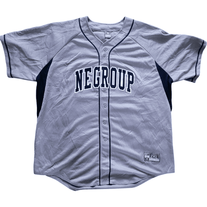 Negroup XXL Baseball Jersey by Holloway with Custom Logo, Pheifer 25 and American Flag Patch - USASTARFASHION