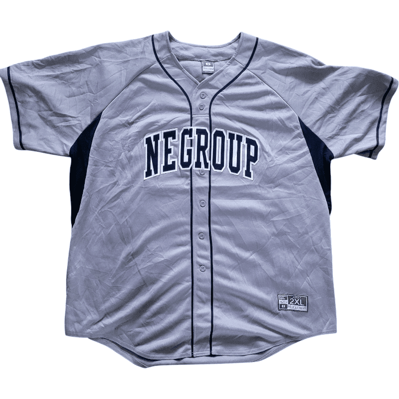 Negroup XXL Baseball Jersey by Holloway with Custom Logo, Pheifer 25 and American Flag Patch - USASTARFASHION