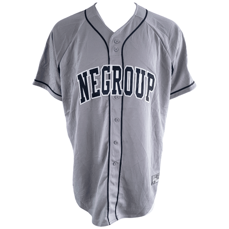 Negroup XXL Baseball Jersey by Holloway with Custom Logo, Pheifer 25 and American Flag Patch - USASTARFASHION