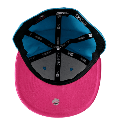 New Era 59FIFTY Atlanta Braves Fitted Hat - Aqua & Pin 7 1/4 (57.7 cm) - USASTARFASHION