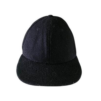 New Era 59FIFTY Black Wool Fitted Hat 7 3/8 - USASTARFASHION