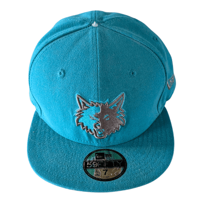 New Era 59FIFTY Minnesota Timberwolves NBA Fitted Cap Hat Size 7 Teal - USASTARFASHION