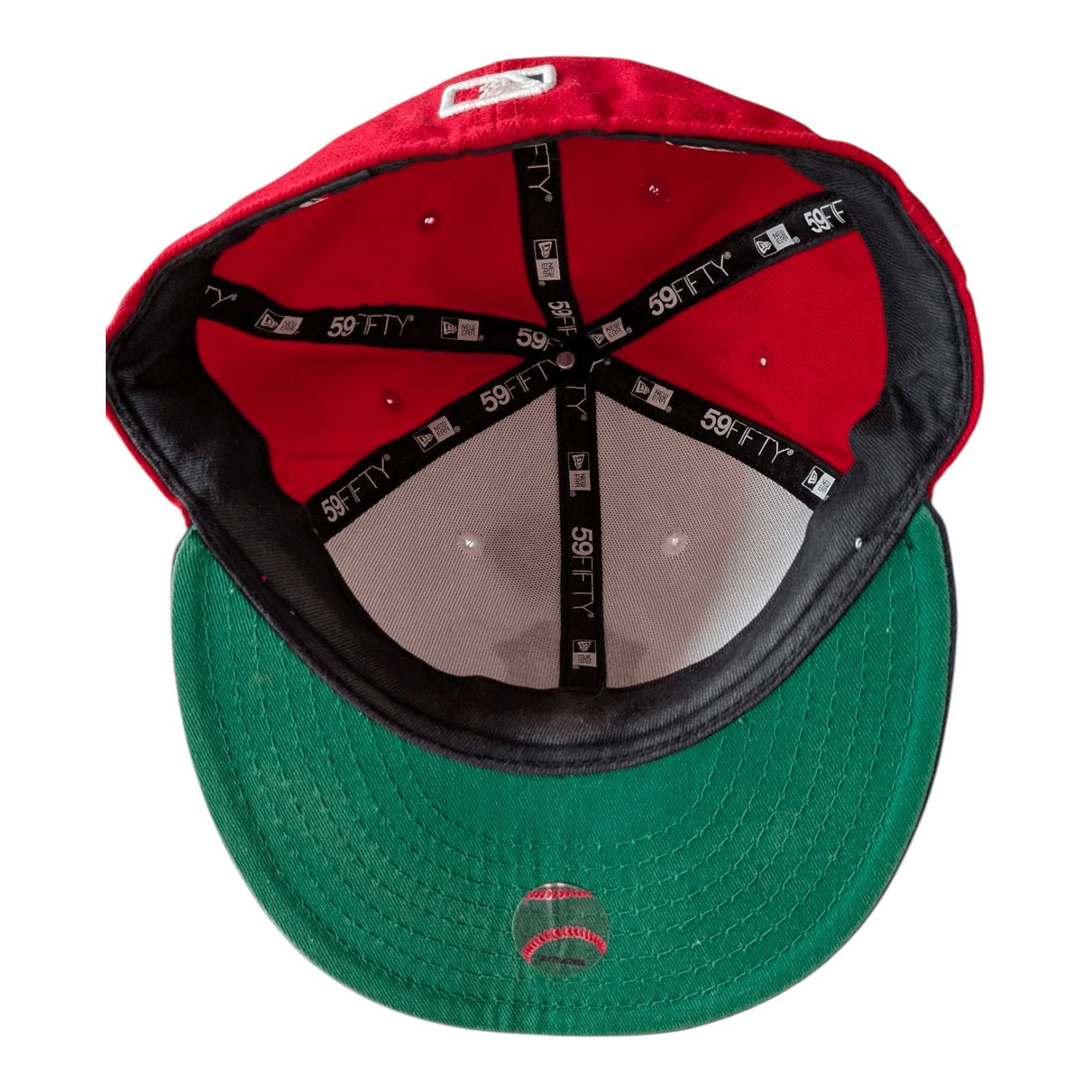 New Era 59FIFTY New York Yankees MLB Fitted Cap Hat 7 1/8 Red White Navy - USASTARFASHION