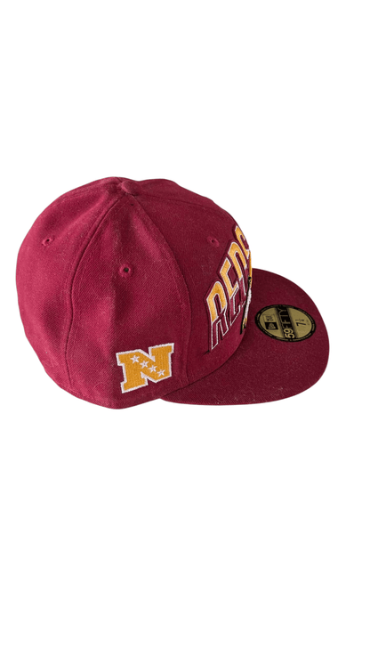 New Era 59FIFTY NFL Fitted Cap Hat 7 1/4 Burgundy Gold - USASTARFASHION