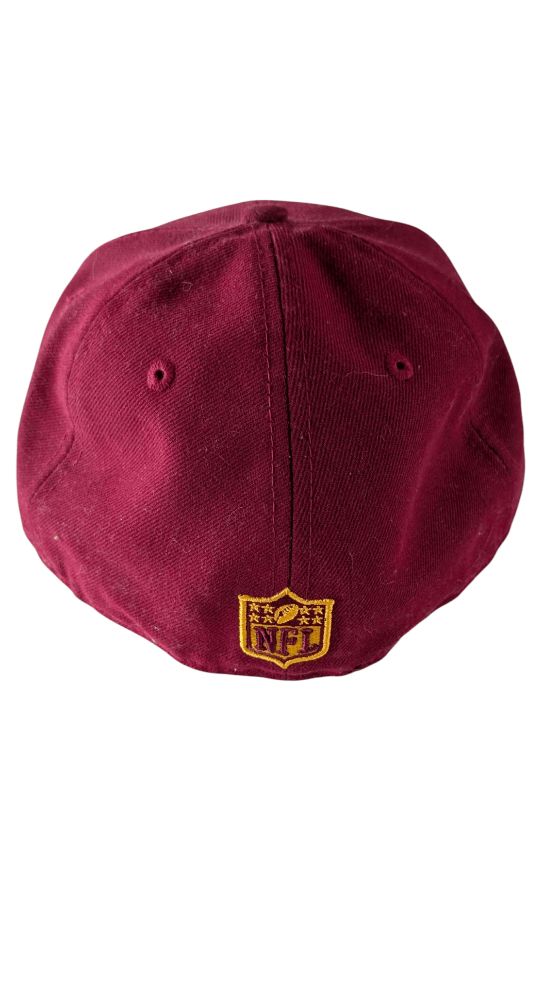 New Era 59FIFTY NFL Fitted Cap Hat 7 1/4 Burgundy Gold - USASTARFASHION