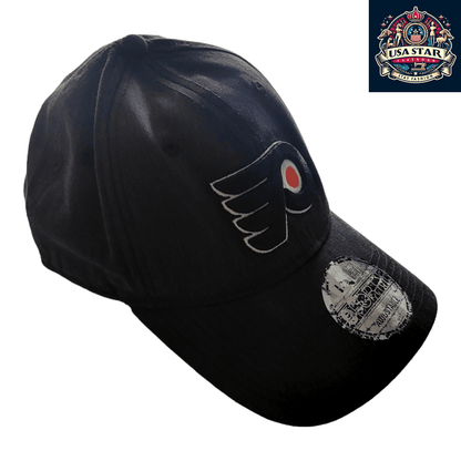 New Era 9FORTY Adjustable Philadelphia Flyers Cap Black One Size Fits Most for Fans - USASTARFASHION