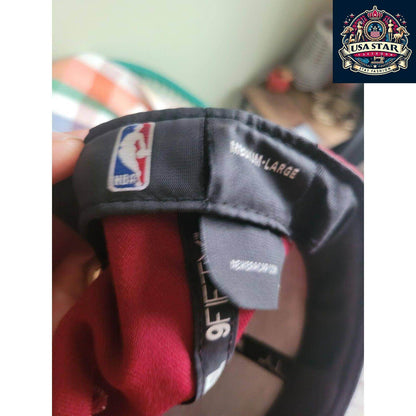 New Era Cleveland Cavaliers Hat 9FIFTY Snapback Cap Burgundy/Black Medium - Large Adjustable - USASTARFASHION