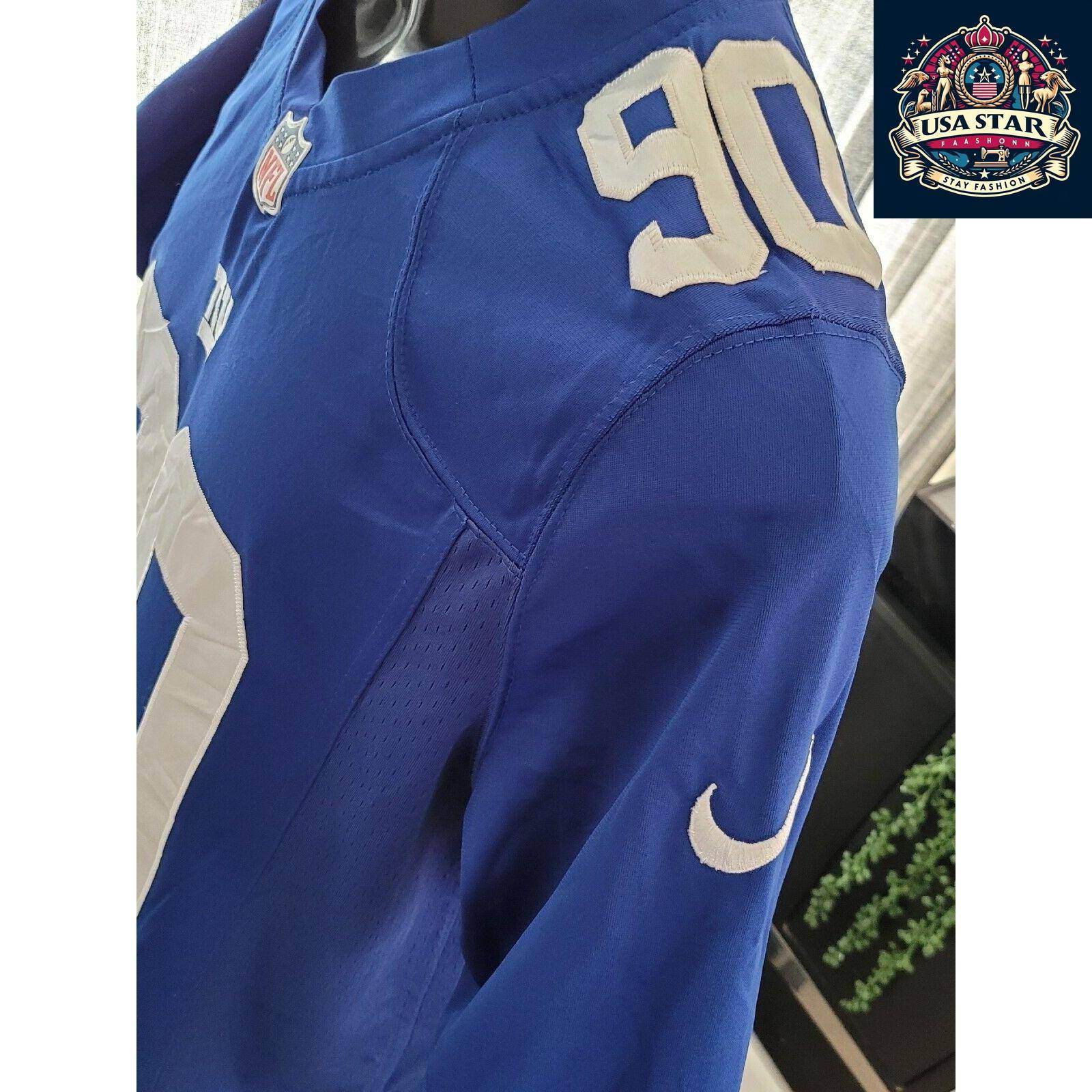 New York Giants Jersey Pierre Paul 90 – Authentic Stitched, Comfortable Vintage Style, Size S - USASTARFASHION