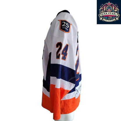 New York Islanders Jersey Nicholson 24 Adult Size L - Authentic Team Spirit Apparel - USASTARFASHION