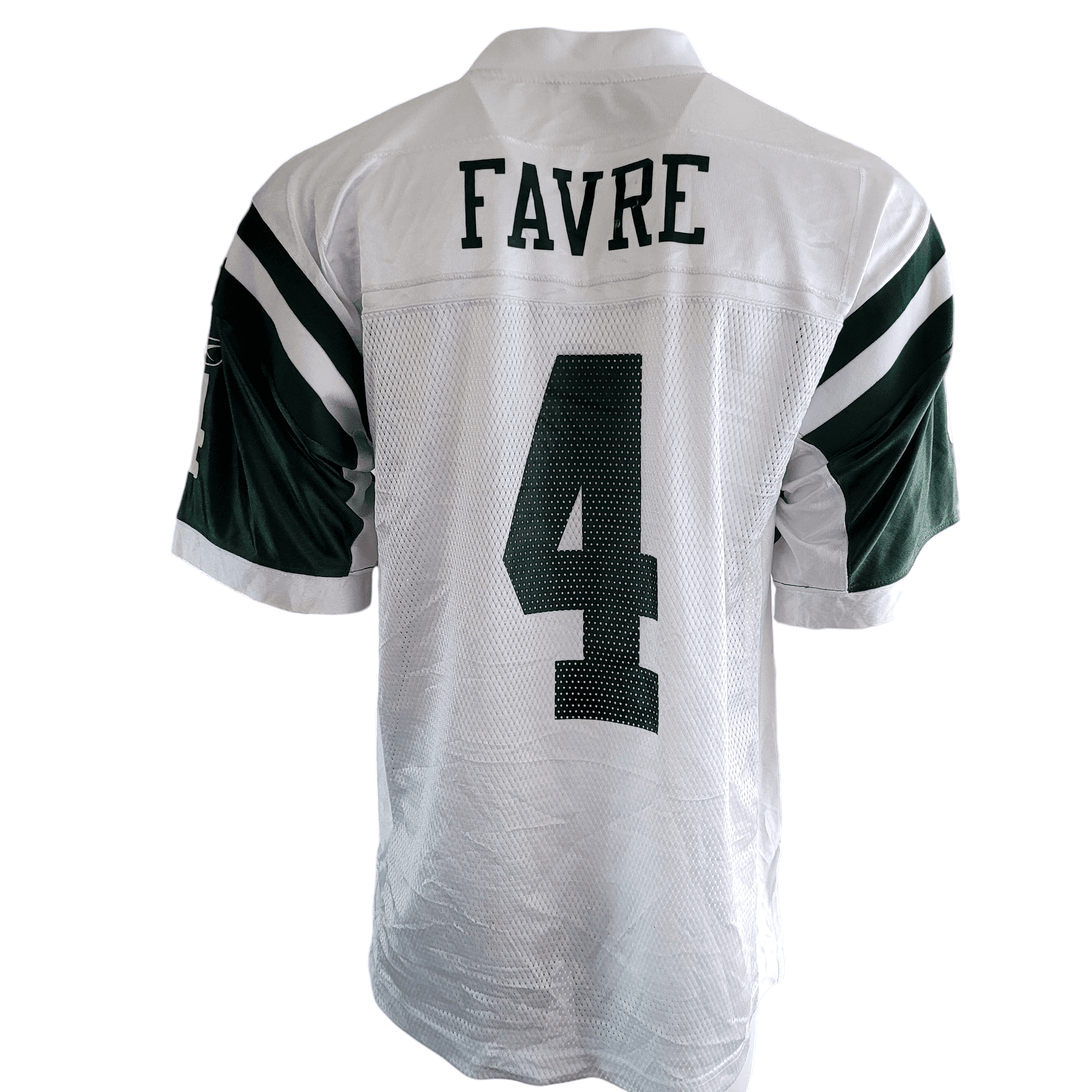 New York Jets 4 Brett Favre Youth Medium Jersey | Reebok Authentic NFL Team Apparel | Grade A Condition - USASTARFASHION