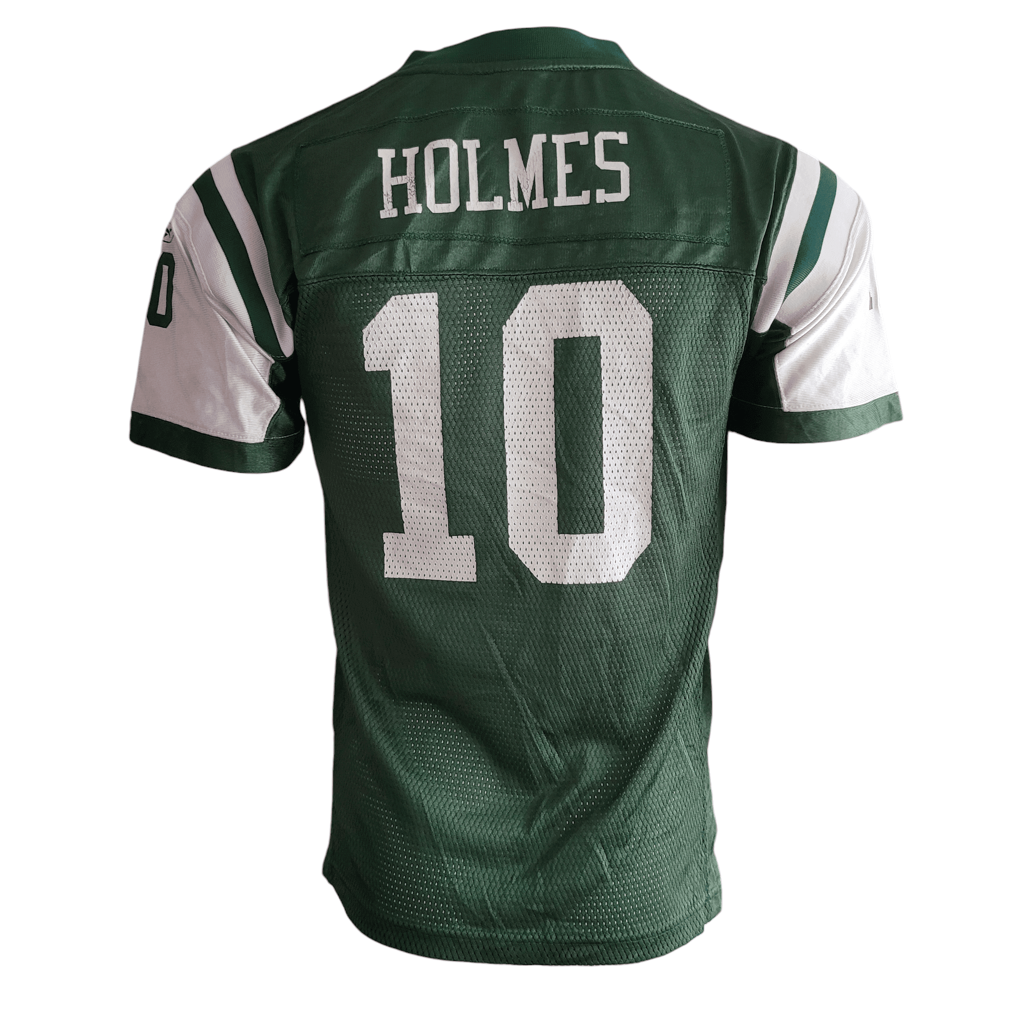 New York Jets Jersey Santonio Holmes 10 Youth Large 14 - 16 NFL Authentic Reebok - USASTARFASHION
