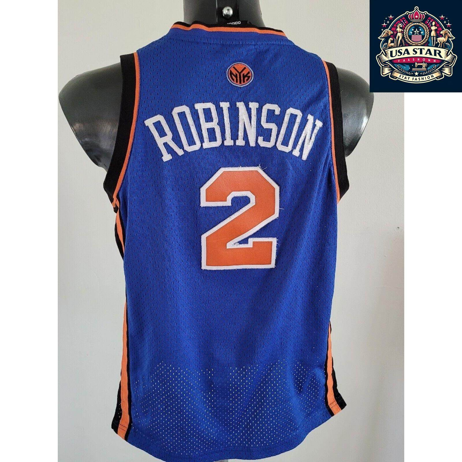 New York Knicks Youth Jersey Vest 2 Mitchell Robinson - Comfortable Fit for Young Fans - USASTARFASHION