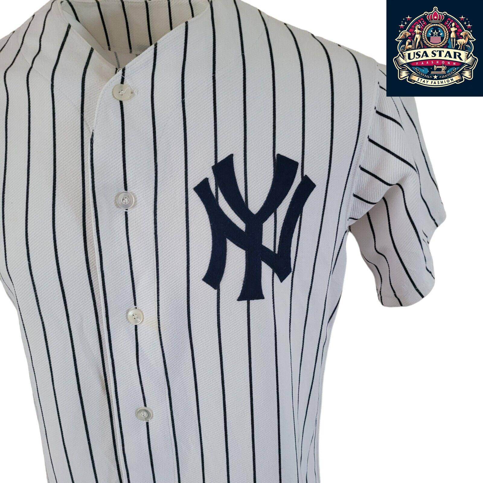 New York Yankees Jersey 7 Mickey Mantle Cooperstown Authentic Collection Size M - USASTARFASHION