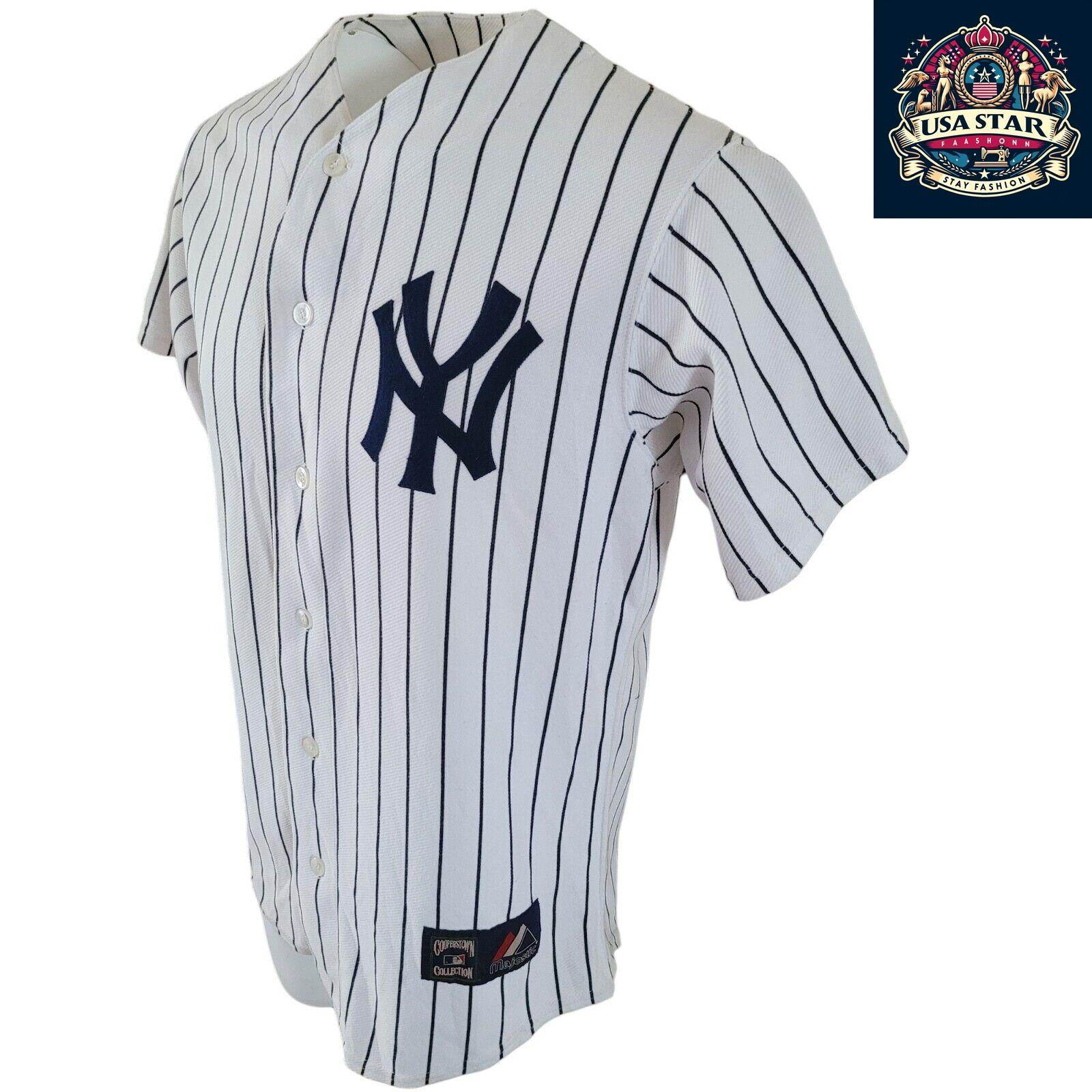 New York Yankees Jersey 7 Mickey Mantle Cooperstown Authentic Collection Size M - USASTARFASHION