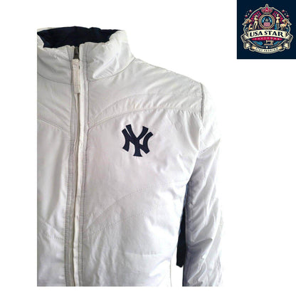 New York Yankees Women's Jacket XL - Stylish Design, Zip Pockets, Comfortable Fit - USASTARFASHION