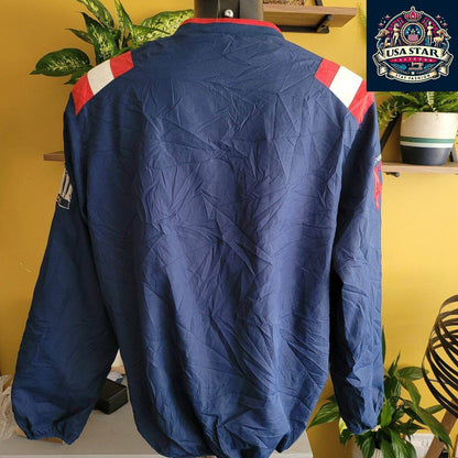 NFL G - III Apparel Super Bowl LIII Atlanta Windbreaker Size L, Lightweight, Official Logo, Grade A Quality - USASTARFASHION