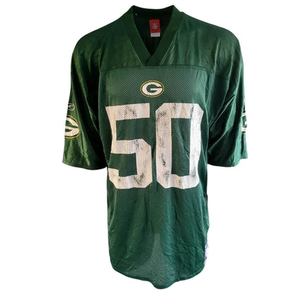 Green Bay Packers A.J. Hawk Jersey - Size XL - USASTARFASHION