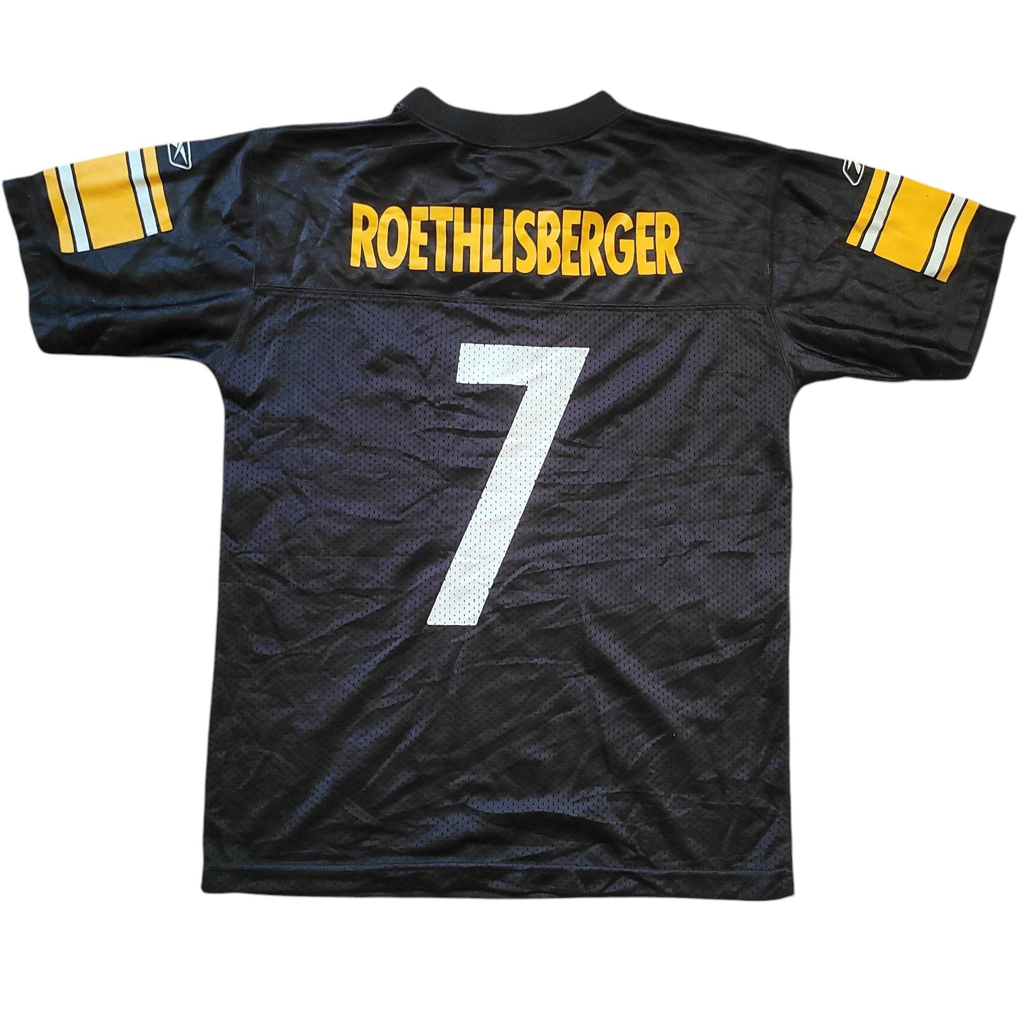 Reebok Ben Roethlisberger Pittsburgh Steelers Jersey – Youth Size M (10 - 12) - USASTARFASHION