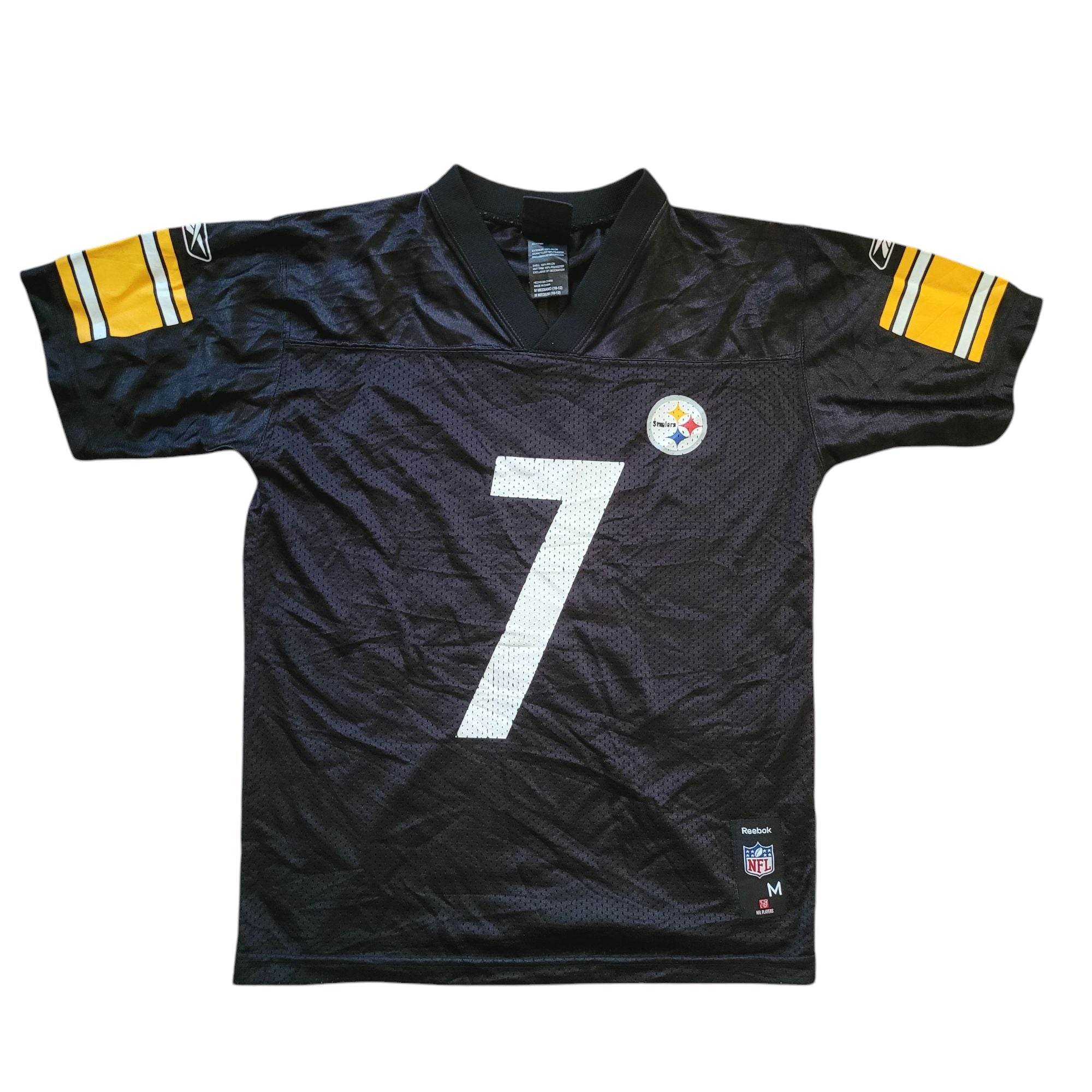 Reebok Ben Roethlisberger Pittsburgh Steelers Jersey – Youth Size M (10 - 12) - USASTARFASHION