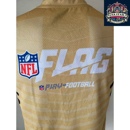 NFL New Orleans Saints Youth T-Shirt - Reversible Black Tee for 2 Stylish Looks, Size Large - USASTARFASHION