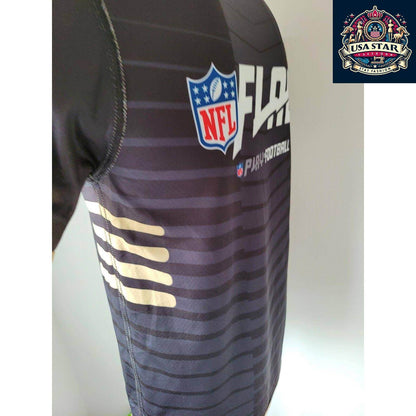 NFL New Orleans Saints Youth T-Shirt - Reversible Black Tee for 2 Stylish Looks, Size Large - USASTARFASHION
