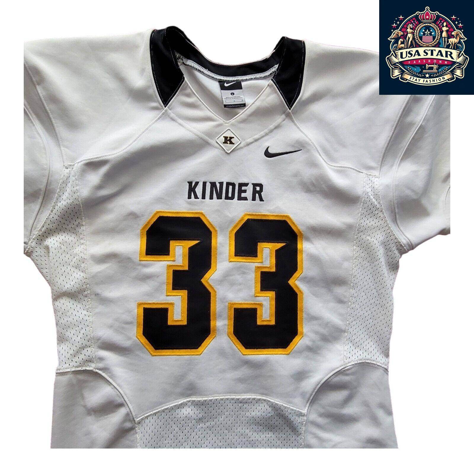 NFL Nike Kinder 33 Jersey Lady Dress White Large - Stylish Comfort for Game Day Enthusiasts - USASTARFASHION