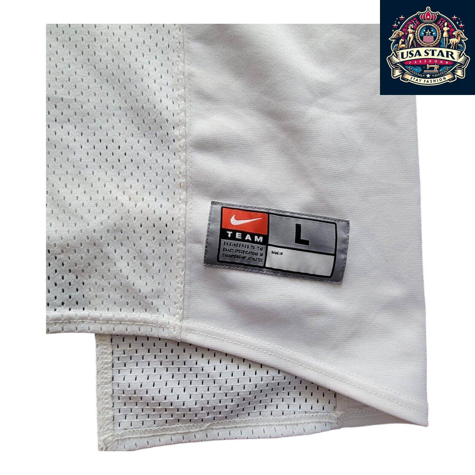 NFL Nike Kinder 33 Jersey Lady Dress White Large - Stylish Comfort for Game Day Enthusiasts - USASTARFASHION