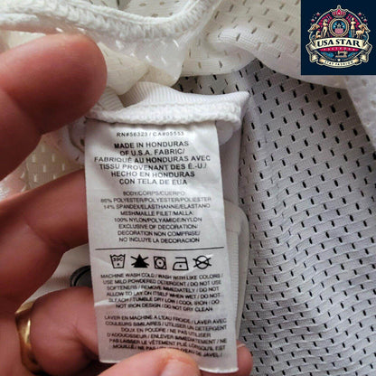 NFL Nike Kinder 33 Jersey Lady Dress White Large - Stylish Comfort for Game Day Enthusiasts - USASTARFASHION