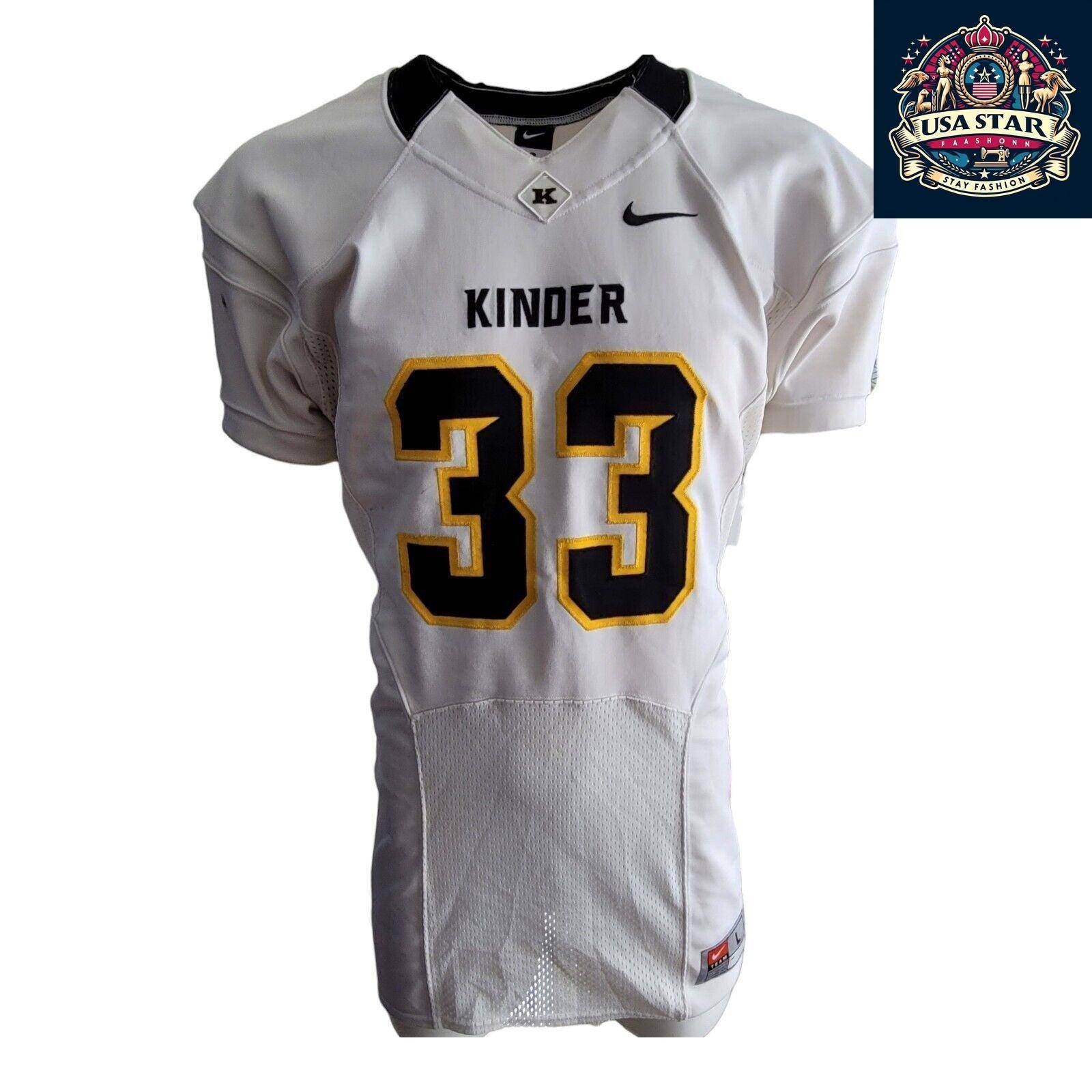 NFL Nike Kinder 33 Jersey Lady Dress White Large - Stylish Comfort for Game Day Enthusiasts - USASTARFASHION