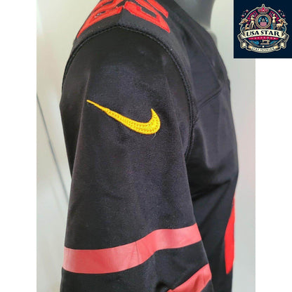 NFL Nike San Francisco 49ers Jersey 25 Richard Sherman Youth XL Black Football Shirt for Kids - USASTARFASHION