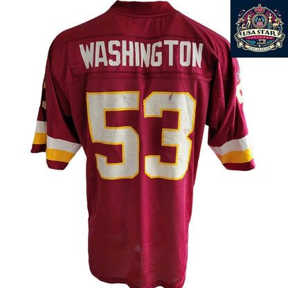 NFL Reebok Washington 53 Men's Shirt - Durable, Stylish Design, Comfortable Fit, Size L - USASTARFASHION