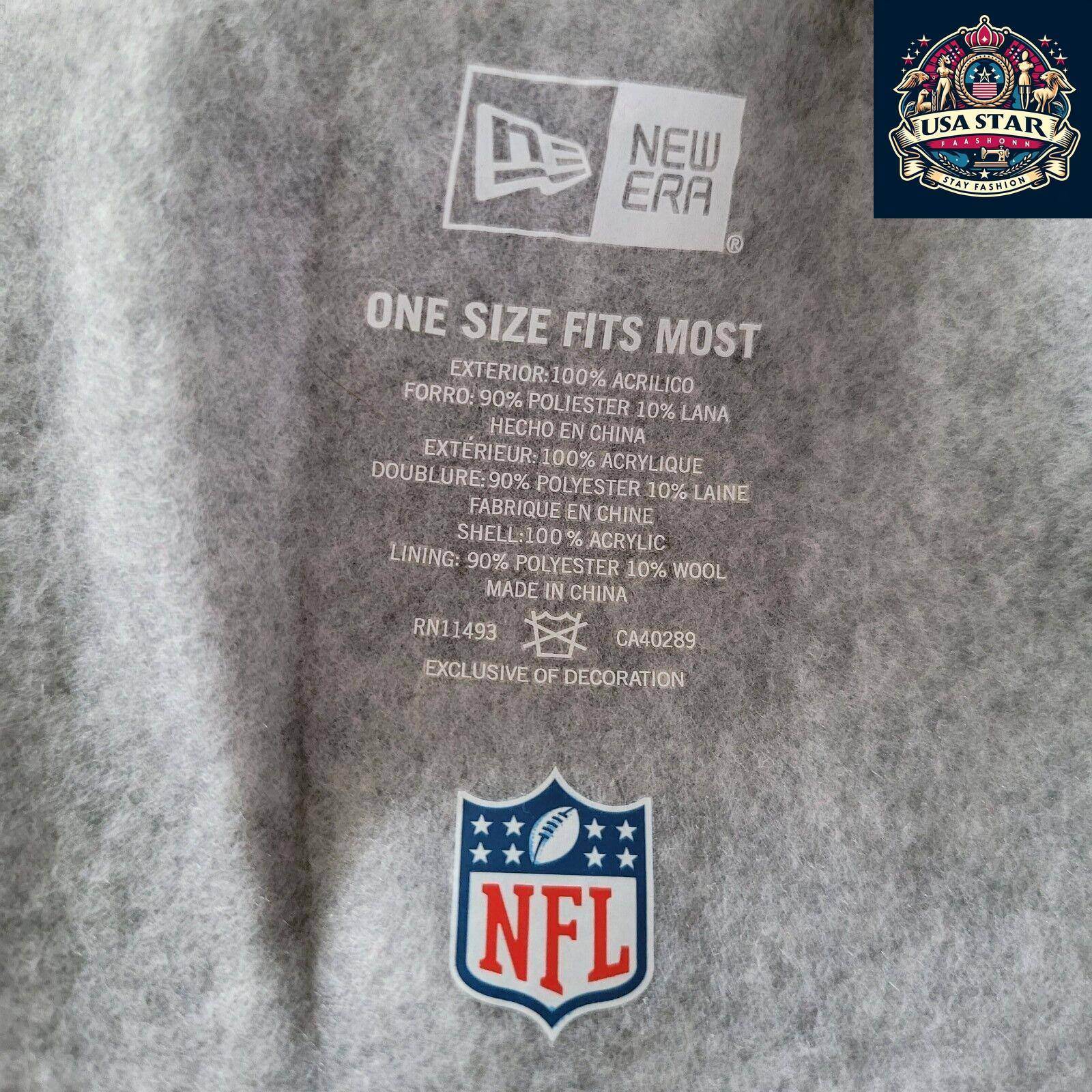 🏈 NFL San Francisco New Era Beanie Hat - One Size 🌉❤️💛 - USASTARFASHION