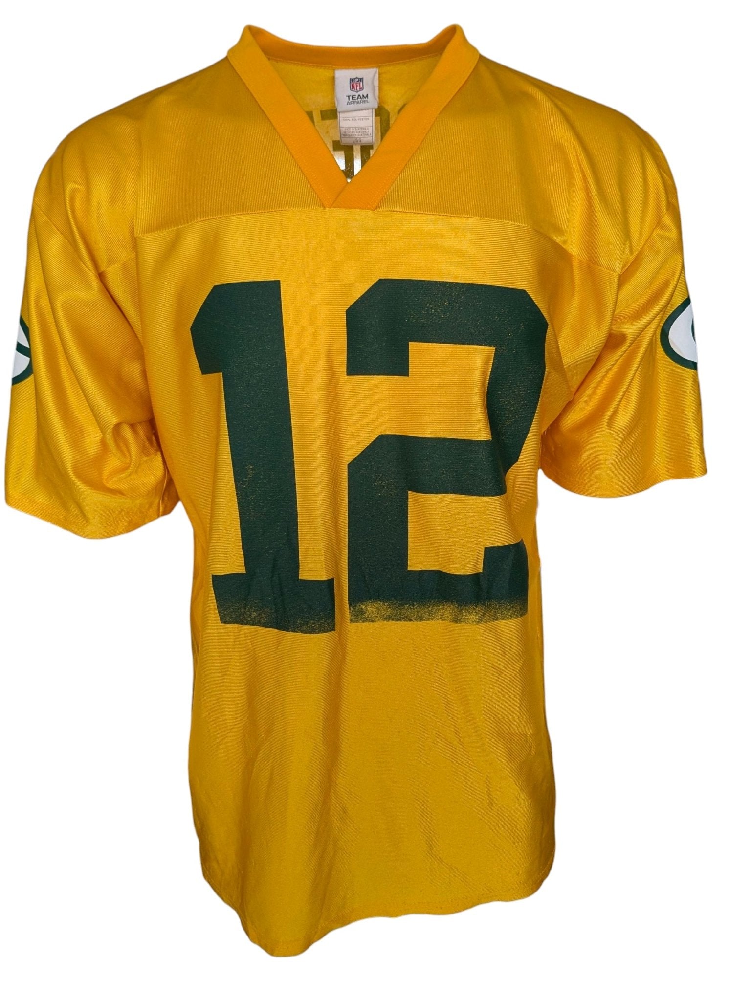 NFL Team Apparel 12 Green & Gold Football Jersey – Rodgers | Men’s L - USASTARFASHION