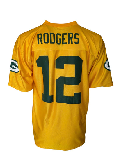NFL Team Apparel 12 Green & Gold Football Jersey – Rodgers | Men’s L - USASTARFASHION