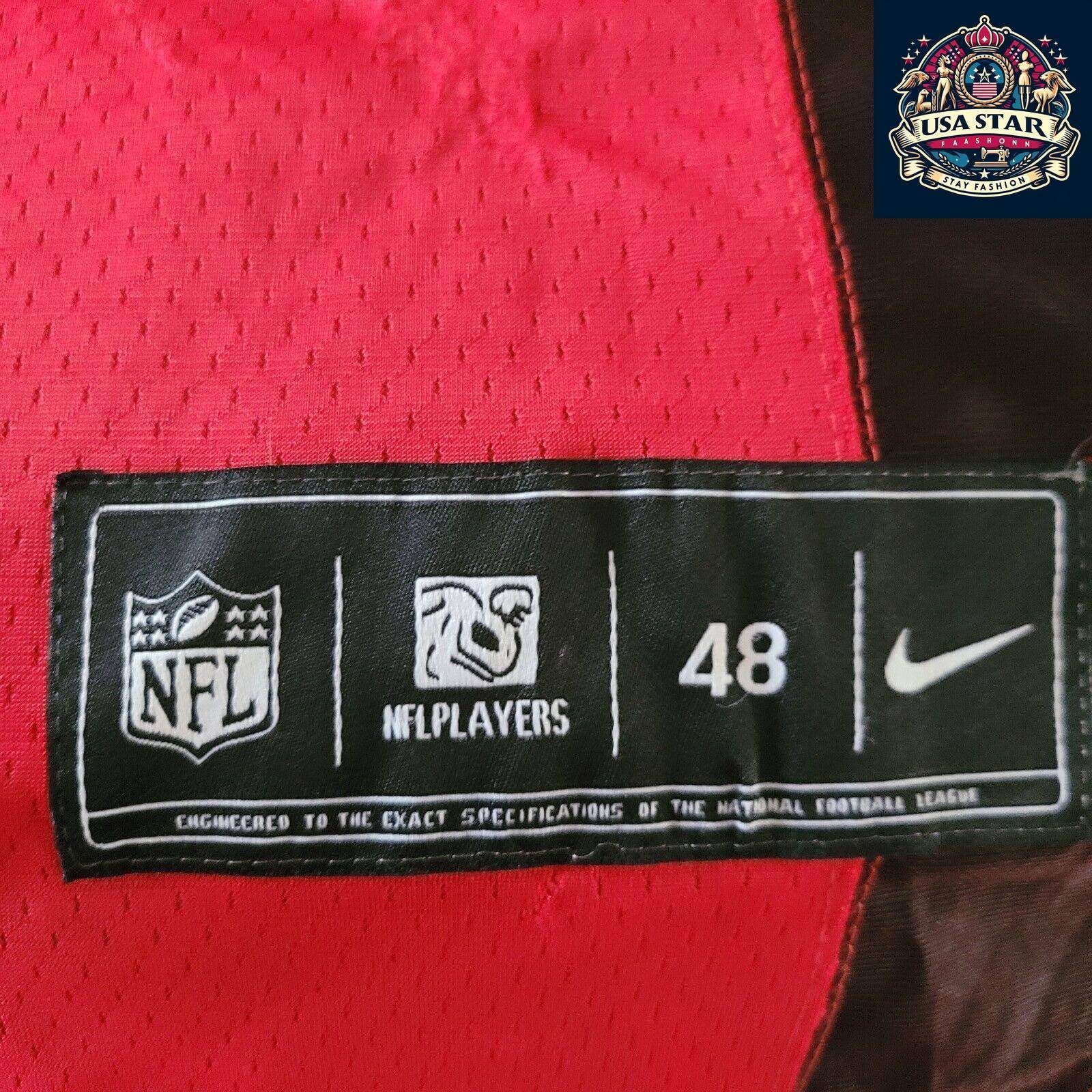 Nike 49ers Jersey - Kaepernick 7 On - Field Design in XLarge - Iconic Player Style, Durable Fabric - USASTARFASHION