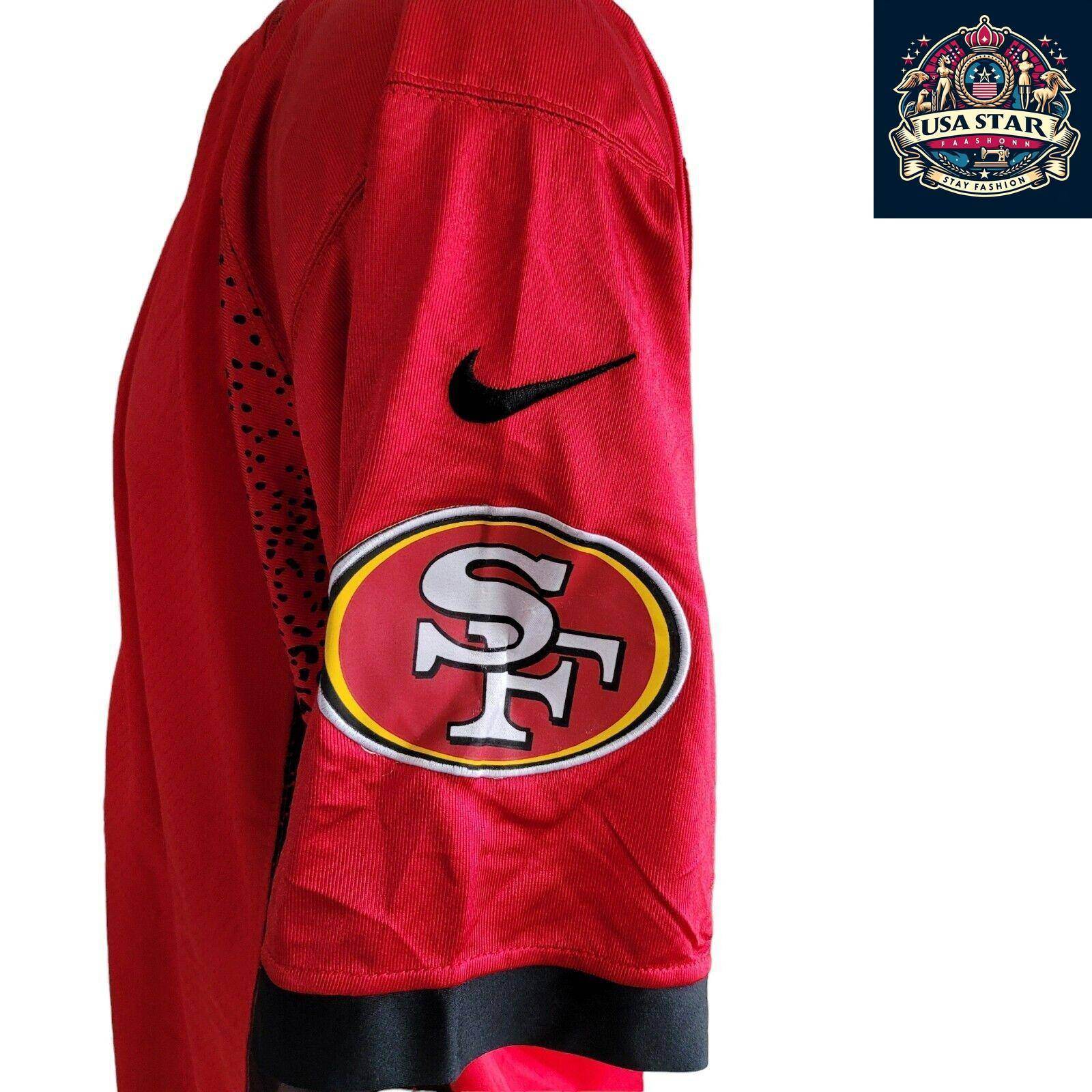 Nike 49ers Jersey - Kaepernick 7 On - Field Design in XLarge - Iconic Player Style, Durable Fabric - USASTARFASHION