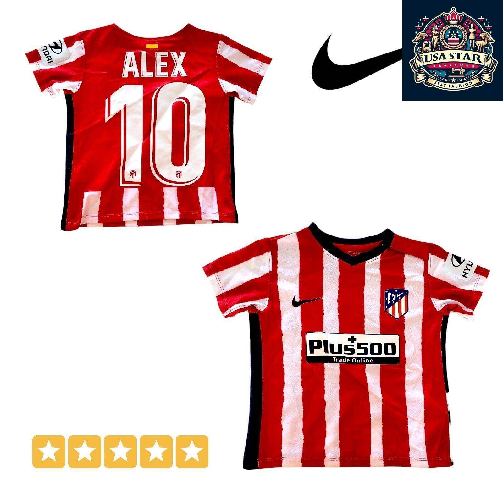 Nike Atlético Madrid Infant Jersey 2020/21 Dri - FIT Personalized Alex 10 Size 18 - 24M - USASTARFASHION