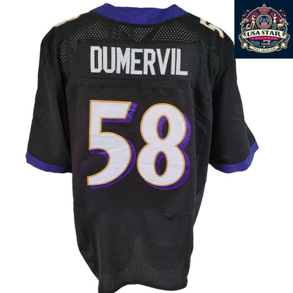 Nike Baltimore Ravens Jersey Elvis Dumervil 58 Men's XXL, Durable Material, Authentic Colors - USASTARFASHION