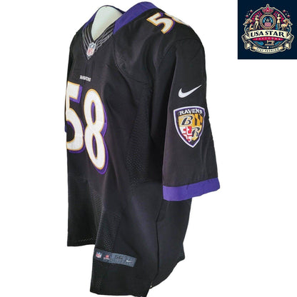 Nike Baltimore Ravens Jersey Elvis Dumervil 58 Men's XXL, Durable Material, Authentic Colors - USASTARFASHION