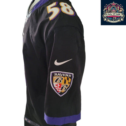 Nike Baltimore Ravens Jersey Elvis Dumervil 58 Men's XXL, Durable Material, Authentic Colors - USASTARFASHION