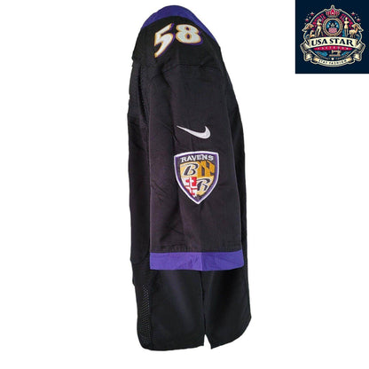Nike Baltimore Ravens Jersey Elvis Dumervil 58 Men's XXL, Durable Material, Authentic Colors - USASTARFASHION