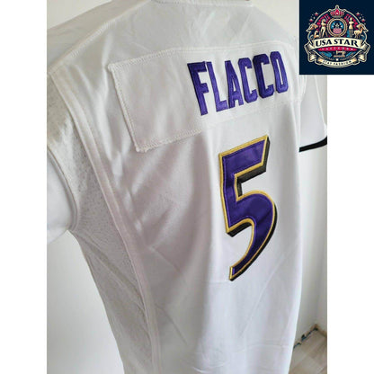 Nike Baltimore Ravens Jersey Youth XL Joe Flacco 5 - Lightweight, Breathable, Grade A Condition - USASTARFASHION