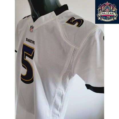 Nike Baltimore Ravens Jersey Youth XL Joe Flacco 5 - Lightweight, Breathable, Grade A Condition - USASTARFASHION