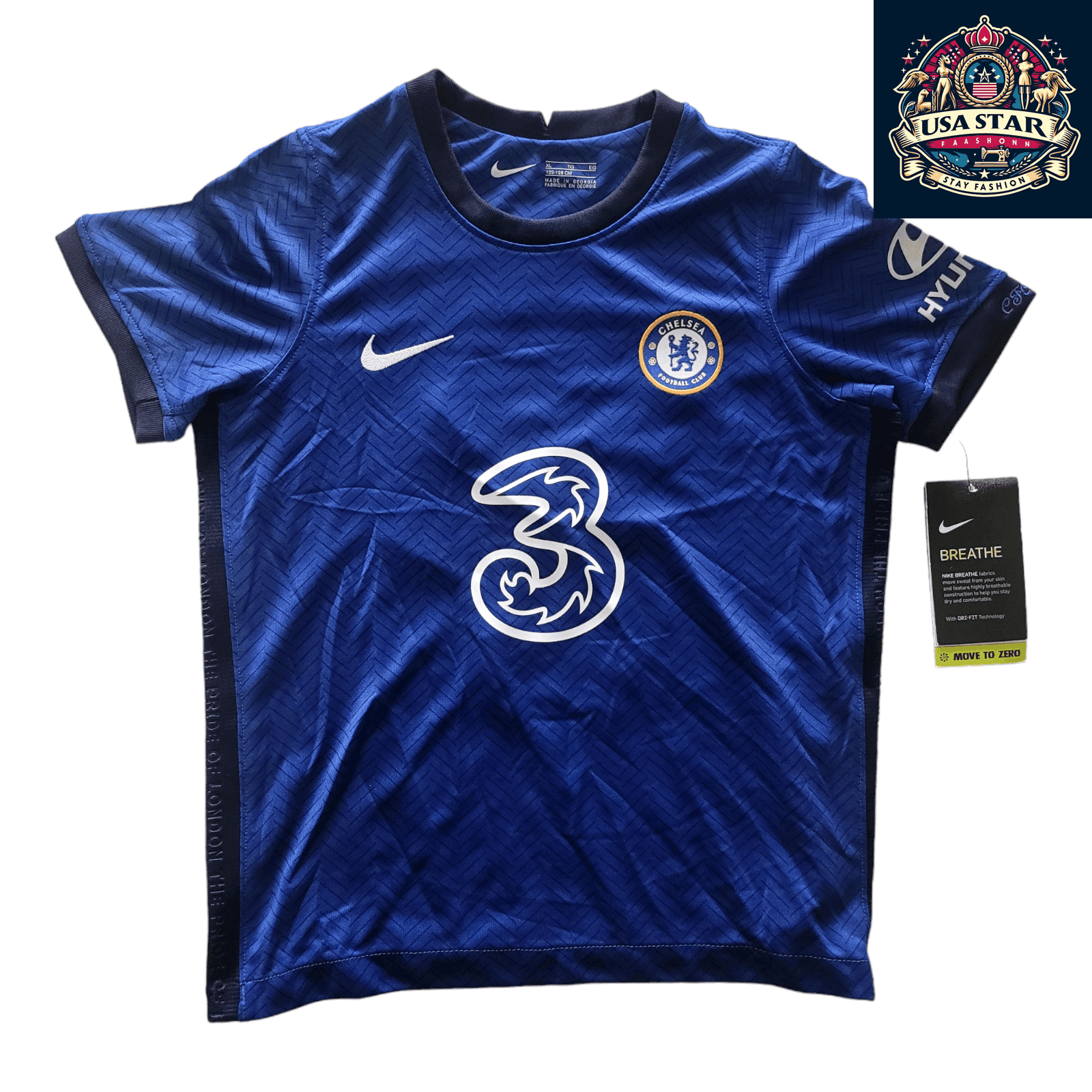 Nike Chelsea Youth Jersey O'Toole 10 Size XL (122 - 128cm) Breathable Fabric, Free Shipping - USASTARFASHION