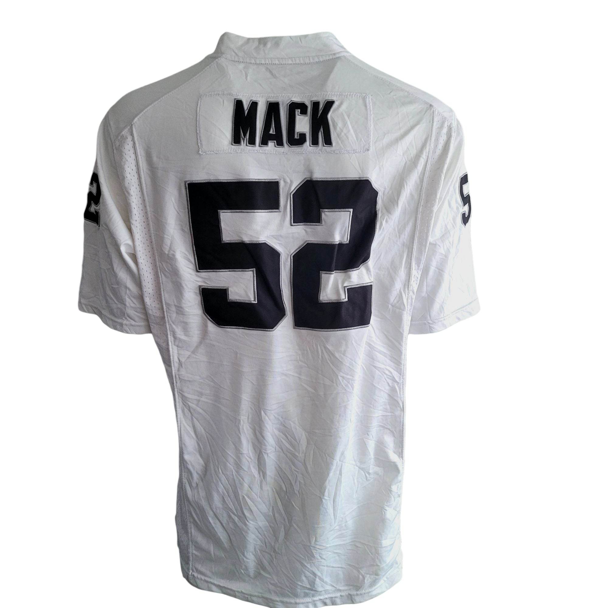 Nike NFL Oakland Raiders Khalil Mack 52 Jersey (XXL - White) - USASTARFASHION