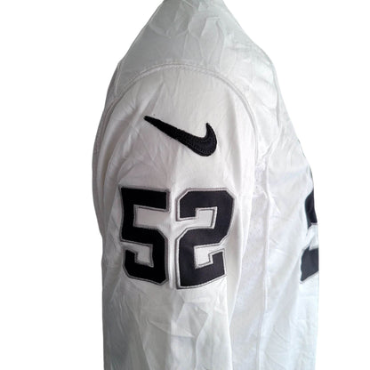 Nike NFL Oakland Raiders Khalil Mack 52 Jersey (XXL - White) - USASTARFASHION