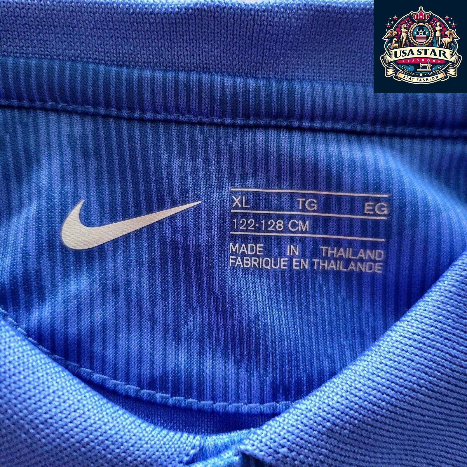 Nike England Kids Jersey 2020/21 Away Jersey XL (Ages 7 - 8) Custom "Mia Moo" 10 Blue/Red - USASTARFASHION